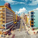 Übergang zwischen Chinatown und der Lower East Side