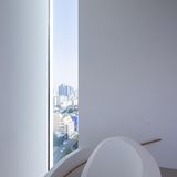 Panoramablick aus einem Fenster