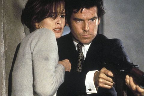 Der wohl fotogenste 007: Pierce Brosnan neben Bond-Girl Izabella Scorupco.