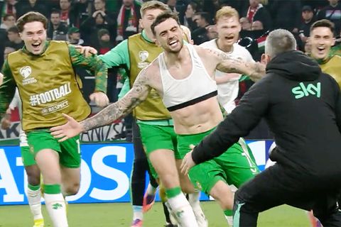 Mit diesem Tor zieht Irland in letzter Sekunde in WM-Playoffs ein