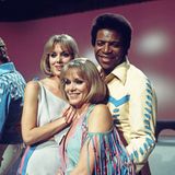 1977 gemeinsam mit einem weiteren Giganten des deutschen Entertainments, Roberto Blanco