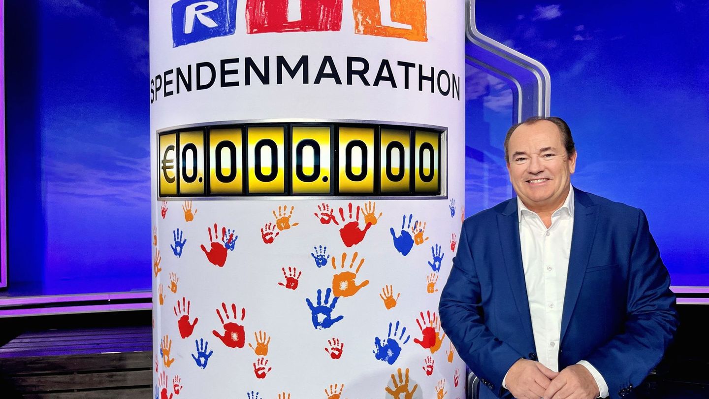 Wolfram Kons führt wie gewohnt durch den RTL-Spendenmarathon 2025.