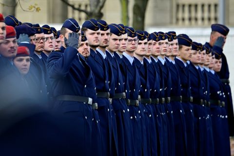 Luftwaffensoldaten in Berlin