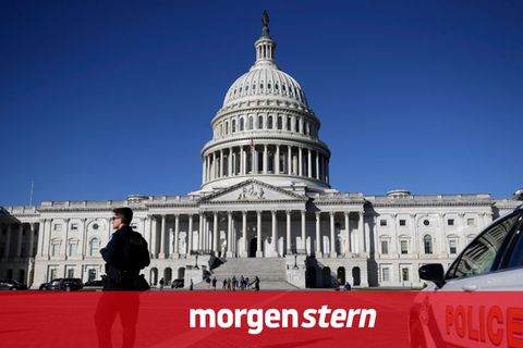 Im Kapitol, wo auch das US-Repräsentantenhaus sitzt, wird es diesen Dienstag spannend