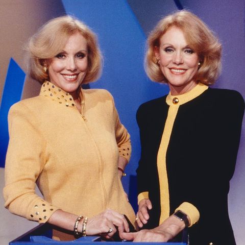 Die Kessler-Zwillinge Alice und Ellen in einer TV-Show im Jahr 1994