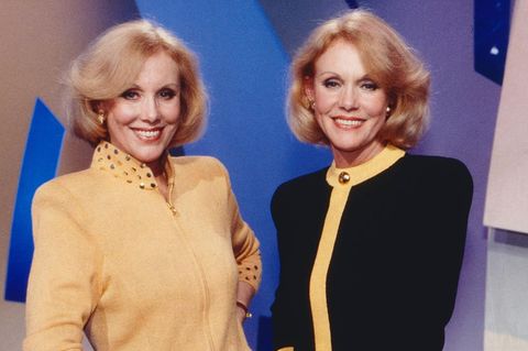 Die Kessler-Zwillinge Alice und Ellen in einer TV-Show im Jahr 1994