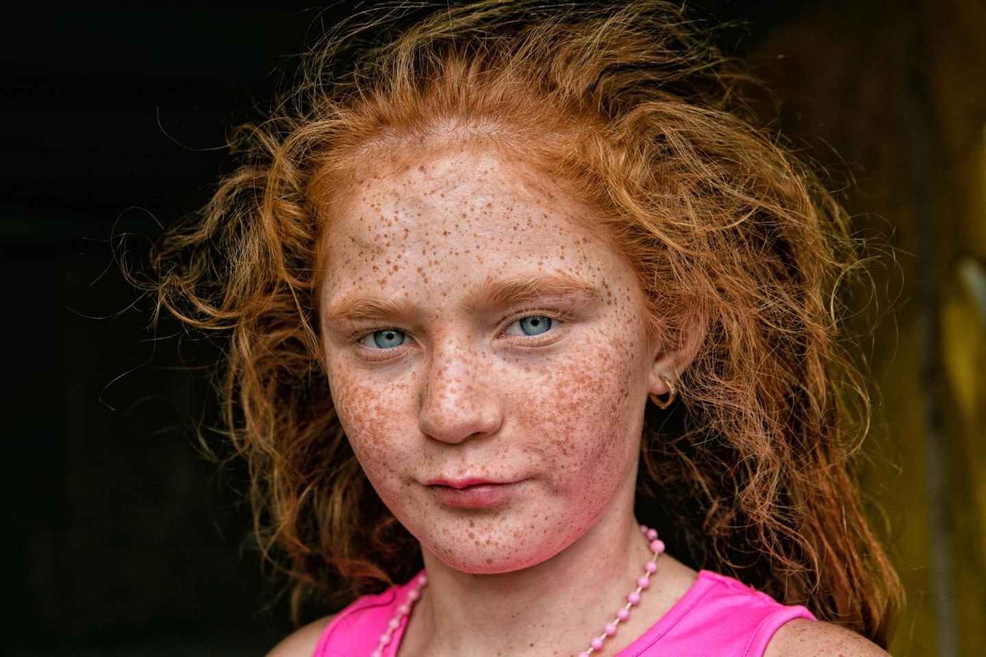 Christina war eines der ersten Mädchen, die Zousmer fotografierte. Mittlerweile ist sie ein Teenager