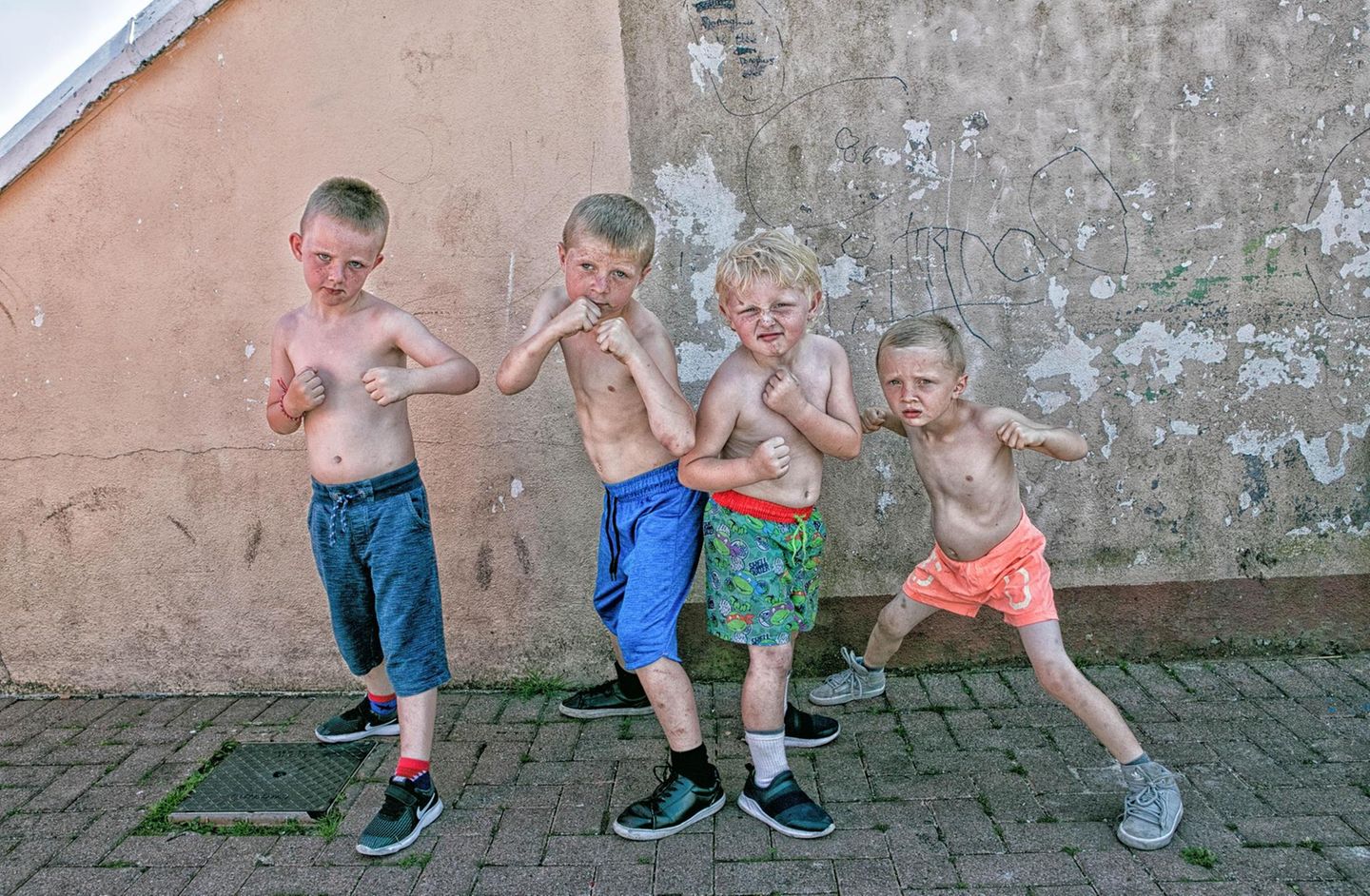 Kinder der irischen Traveller lernen früh, sich zu verteidigen. 96 Prozent von ihnen wachsen in Armut auf