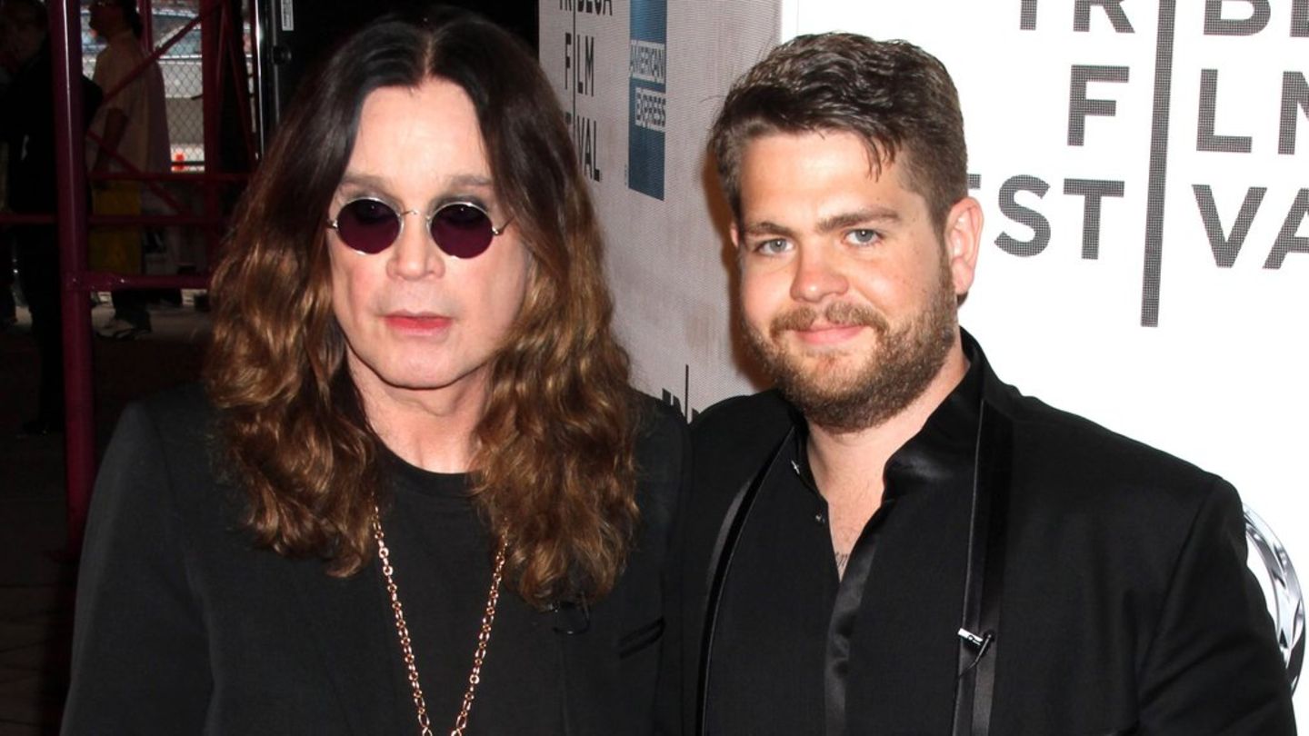 Jack Osbourne (r.) mit Vater Ozzy.