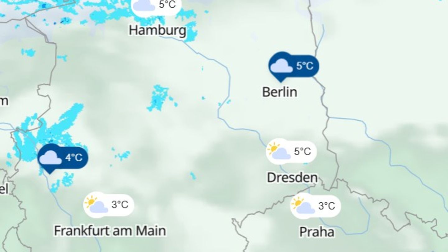 Polarluft aus Nordwest: Das Wetter dreht auf Winter – Live-Karten zeigen, wo es rutschig wird