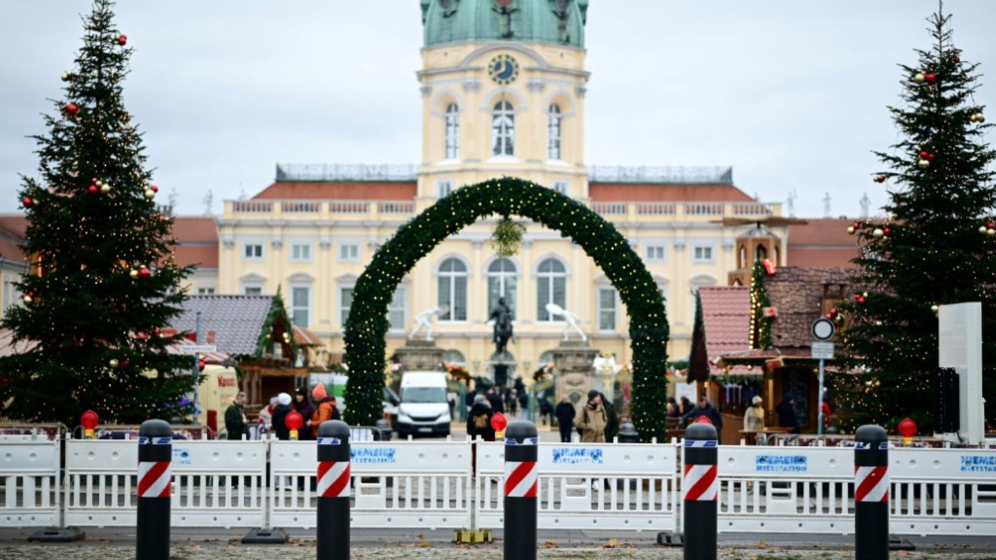 Geschützter Weihnachtsmarkt in Berlin