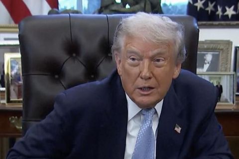 Washington: So erklärt Donald Trump seine ungewohnt brüchige Stimme