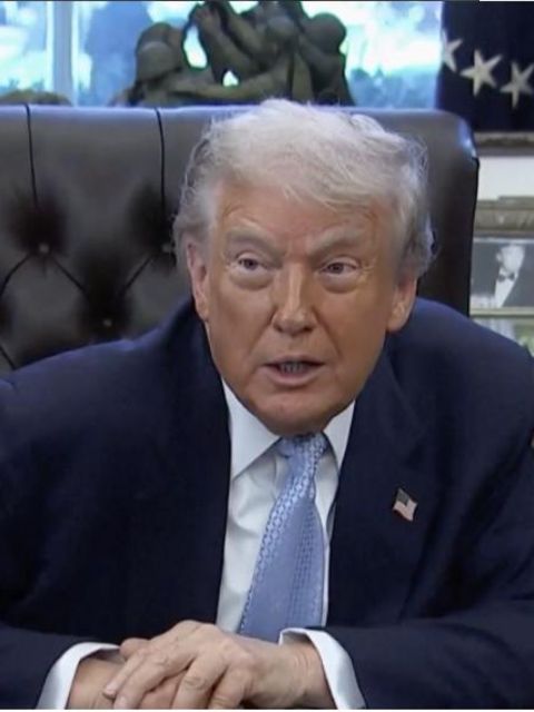 Washington: So erklärt Donald Trump seine ungewohnt brüchige Stimme