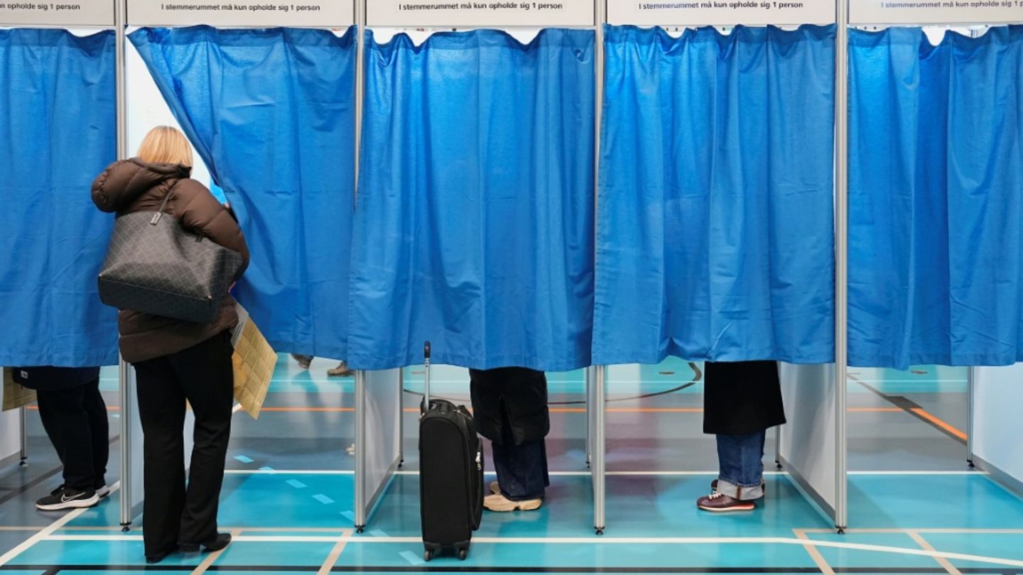 Wahllokal in Dänemark