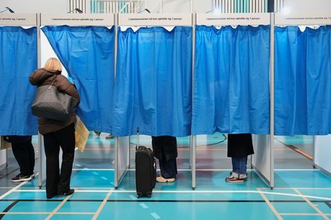 Wahllokal in Dänemark