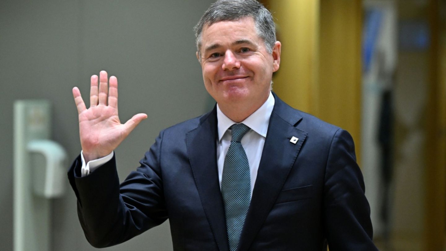 Pascal Donohoe beim EU-Gipfel im Oktober 2023