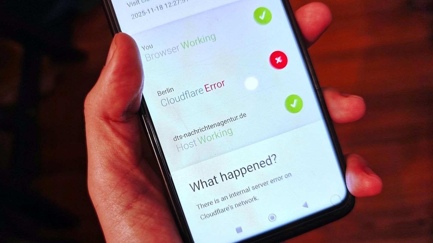 Die Störung bei Cloudflare betraf viele Angebote im Internet