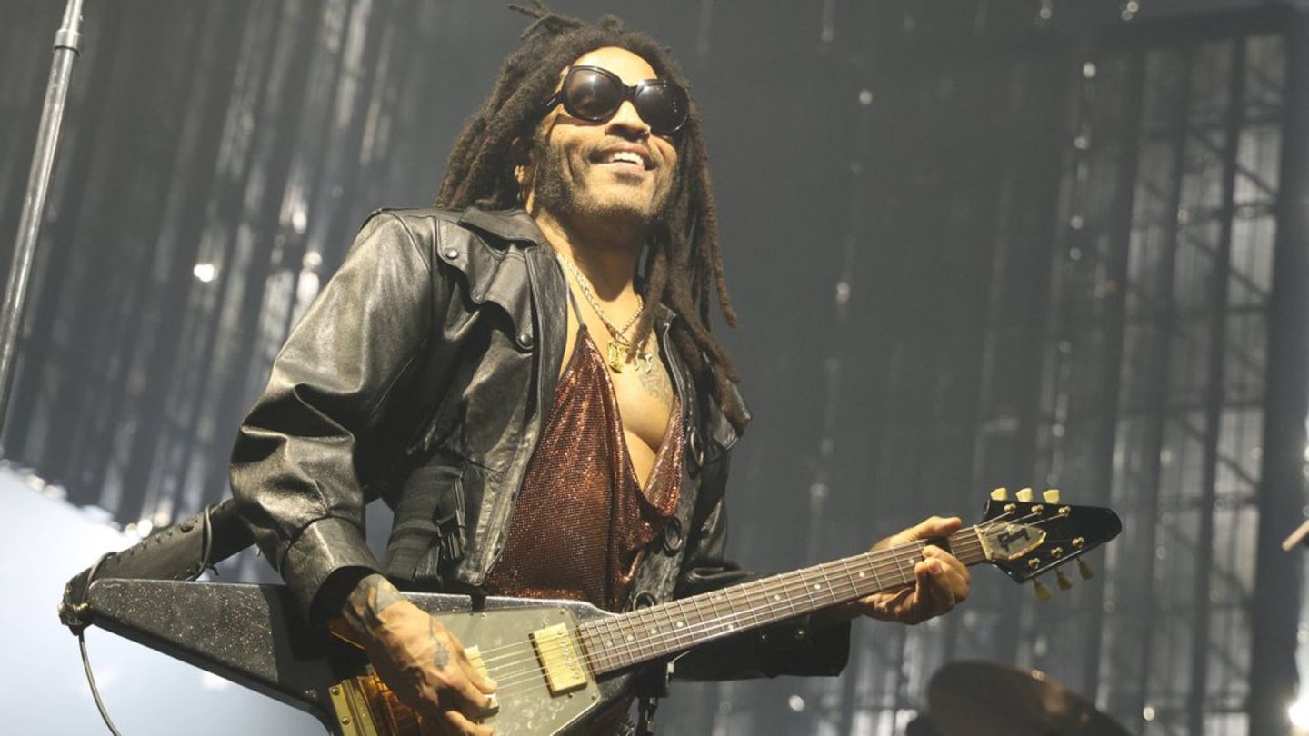 Lenny Kravitz während seiner "Blue Electric Light Tour 2025".