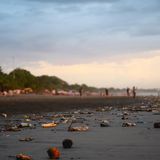Müll am Strand von Bali