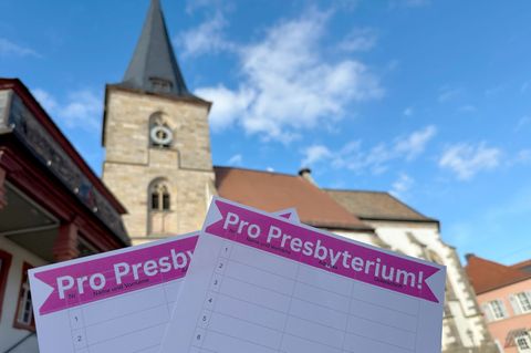 So wie in der Protestantischen Kirche in Freinsheim werden derzeit in vielen Gemeinden in der Pfalz Unterschriften gegen die Plä