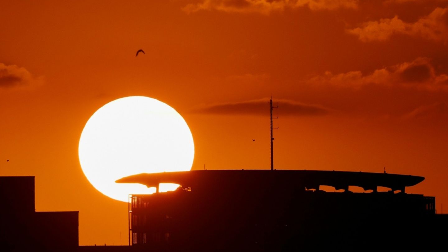 Sonnenuntergang in Berlin-Kreuzberg