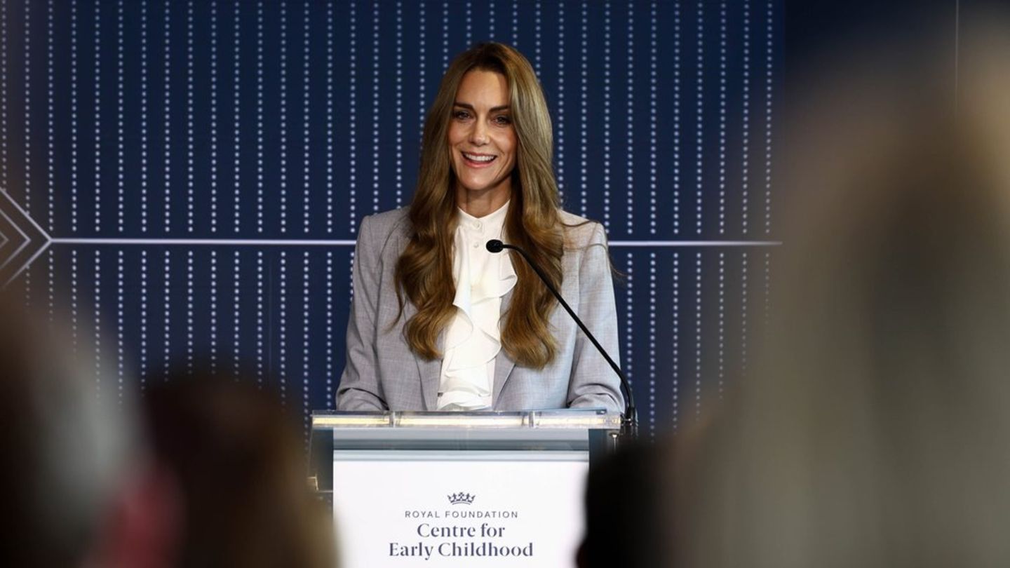 Prinzessin Kate hat am Dienstag ihre erste Rede seit zwei Jahren gehalten.