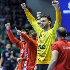 Kristof Palasics war in Budapest für die MT Melsungen ein starker Rückhalt (Archiv). Foto: Andreas Gora/dpa