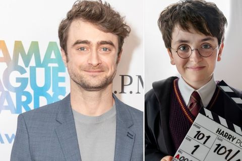 Daniel Radcliffe neben Dominic McLaughlin.