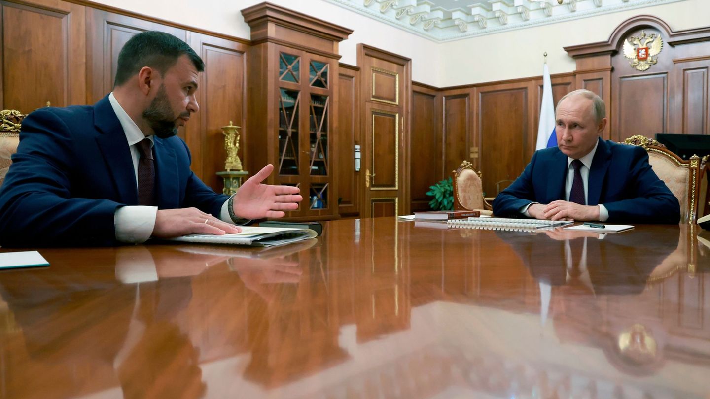 Der von Moskau eingesetzte Besatzungschef für Donezk, Denis Puschilin, hat nach ukrainischen Drohnenangriffen auf Wärmekraftwerk