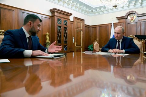 Der von Moskau eingesetzte Besatzungschef für Donezk, Denis Puschilin, hat nach ukrainischen Drohnenangriffen auf Wärmekraftwerk