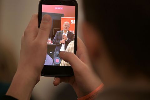 Olaf Scholz will eine klare Grenze zur AfD. Foto: Michael Bahlo/dpa