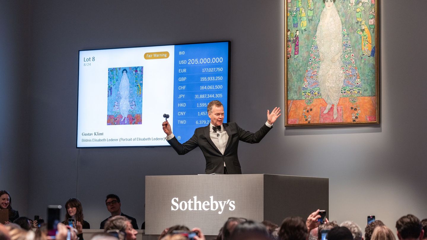 Das Klimt-Werk ist nun das zweitteuerste je bei einer Auktion versteigerte Kunstwerk. Foto: -/Sotheby's/dpa