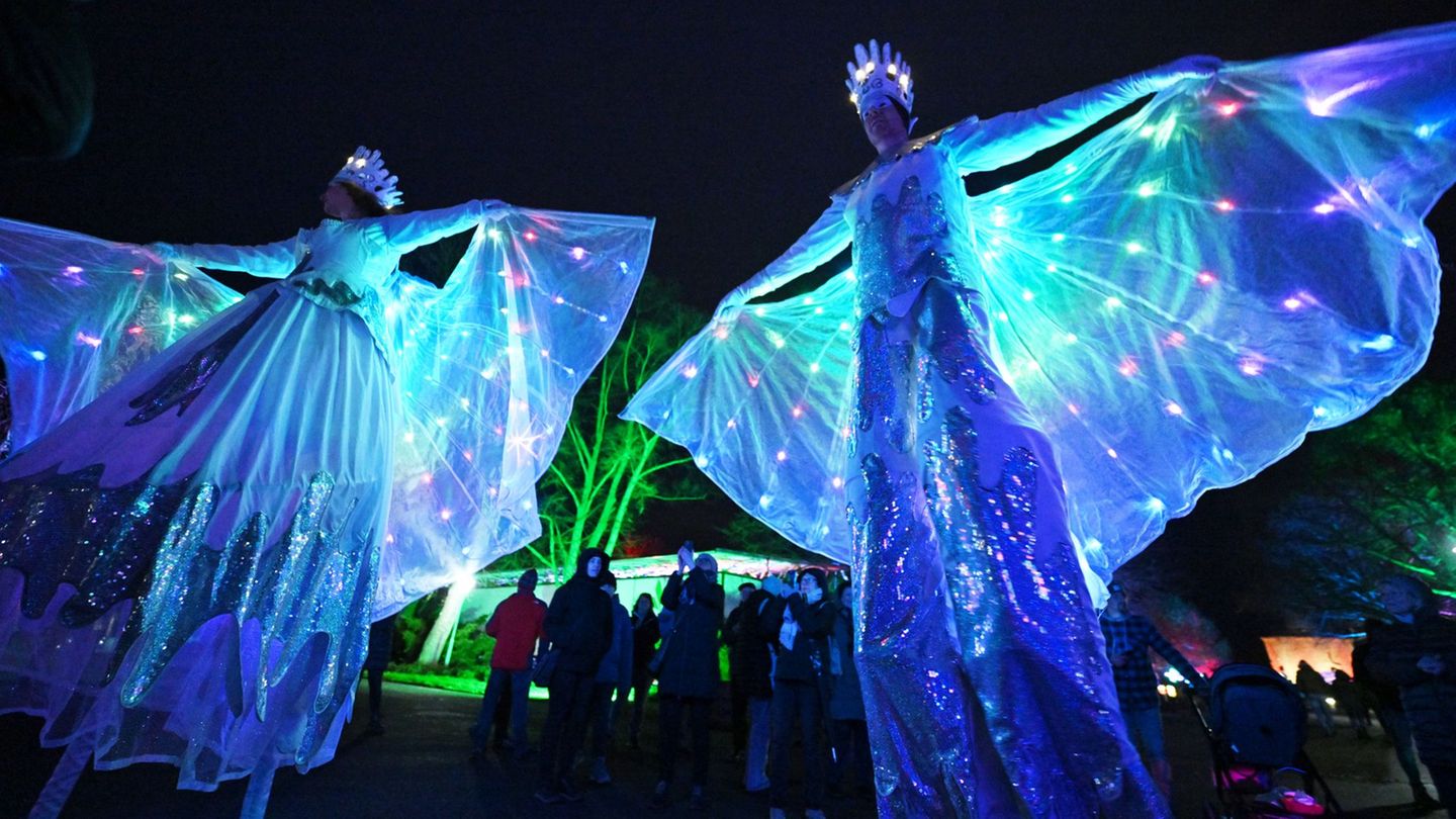 Das Winterleuchten hat im Erfurter egapark schon Tradition. Auch in dieser Saison wird es wieder ein Leucht-Spektakel geben. (Ar