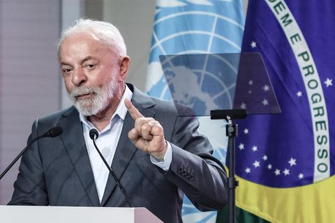 Auf des Kanzlers Kritik am Leben in Belém reagiert Brasiliens Präsident mit Humor