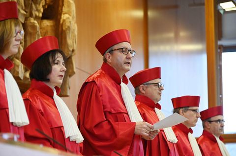 Richter am Bundesverfassungsgericht in Karlsruhe (Archivbild)