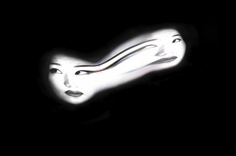 Fotomontage: Die Gesichter von Sunny und Jeen Jeen Han scheinen zu verschmelzen