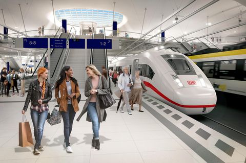 So soll es einmal aussehen – wenn durch Stuttgart 21 die Züge rollen