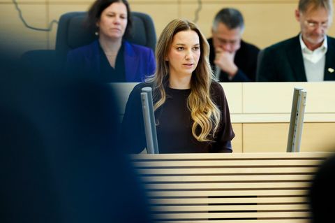 Die neue Innenministerin Magdalena Finke (CDU) erklärte im Landtag, warum eine Reform des Verfassungsschutzes notwendig sei. Fot