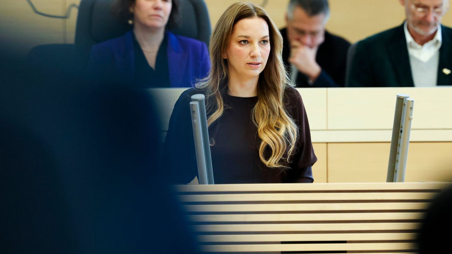 Die neue Innenministerin Magdalena Finke (CDU) erklärte im Landtag, warum eine Reform des Verfassungsschutzes notwendig sei. Fot