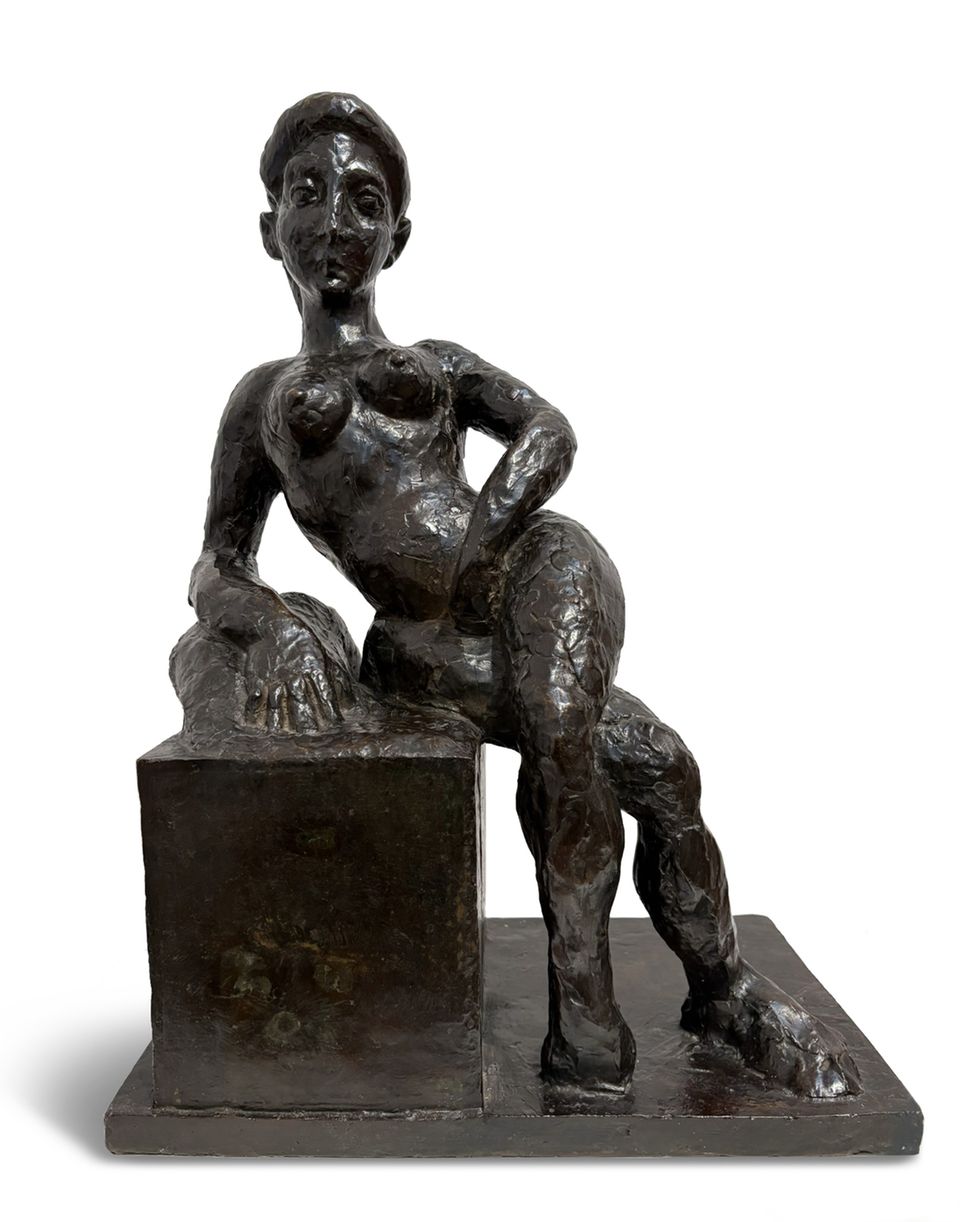 Eine Bronzestatue von Henri Matisse