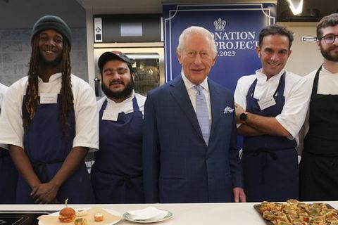 König Charles ist stolz auf sein Projekt gegen Lebensmittelverschwendung und Hunger.