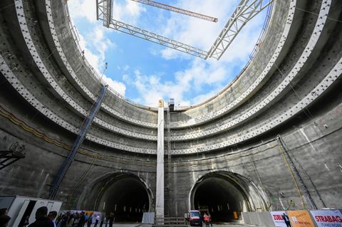 Eine Baustelle von Stuttgart 21