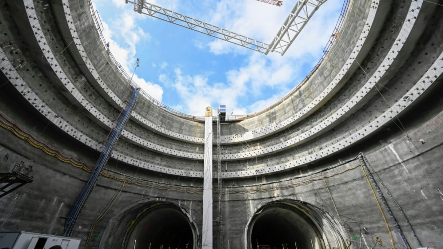 Eine Baustelle von Stuttgart 21