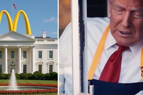 Trump setzt sich mit skurrilem McDonald's-Spot in Szene