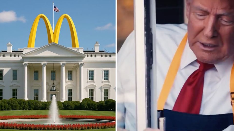 Trump setzt sich mit skurrilem McDonald's-Spot in Szene