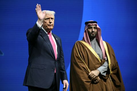 Donald Trump (links) mit Mohammed bin Salman