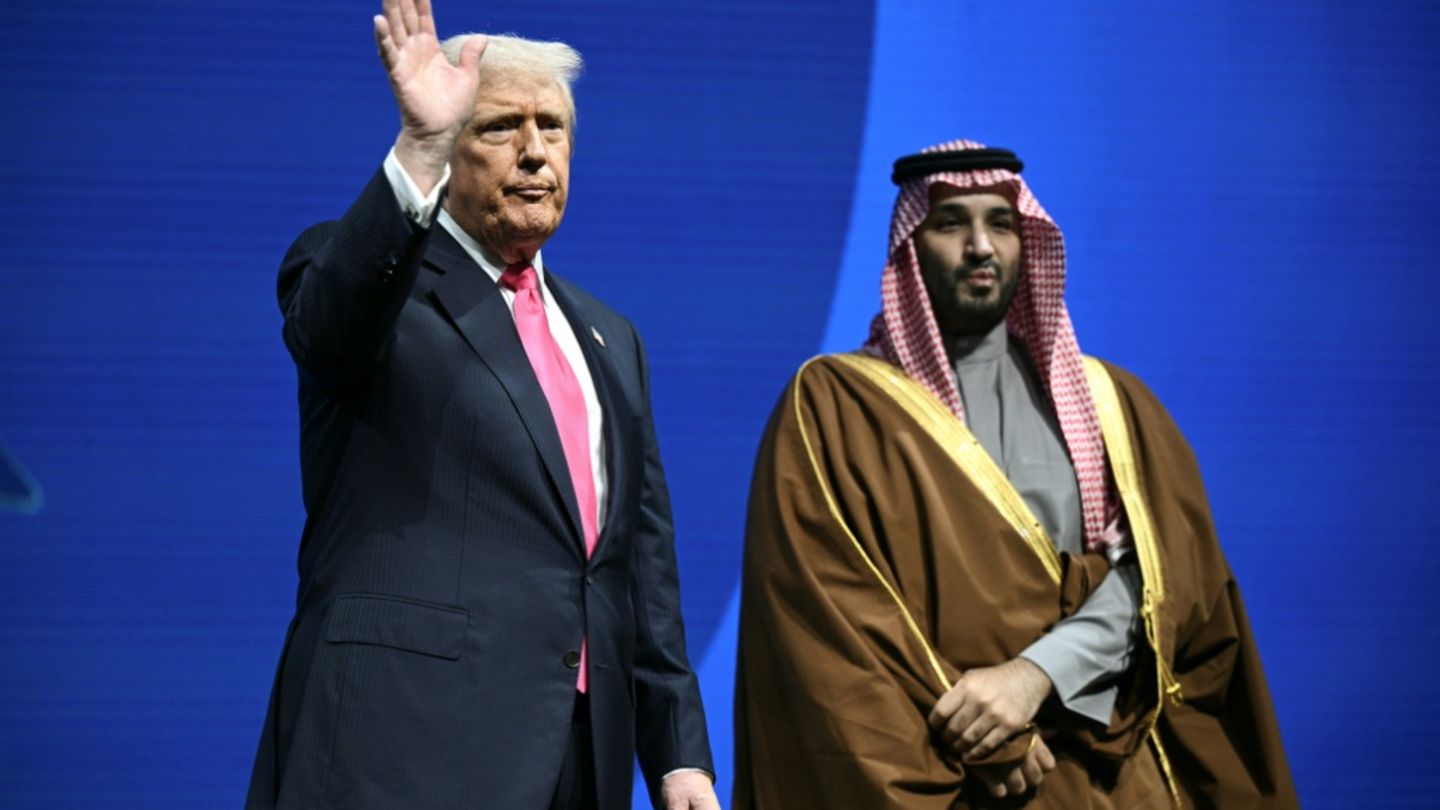 Donald Trump (links) mit Mohammed bin Salman