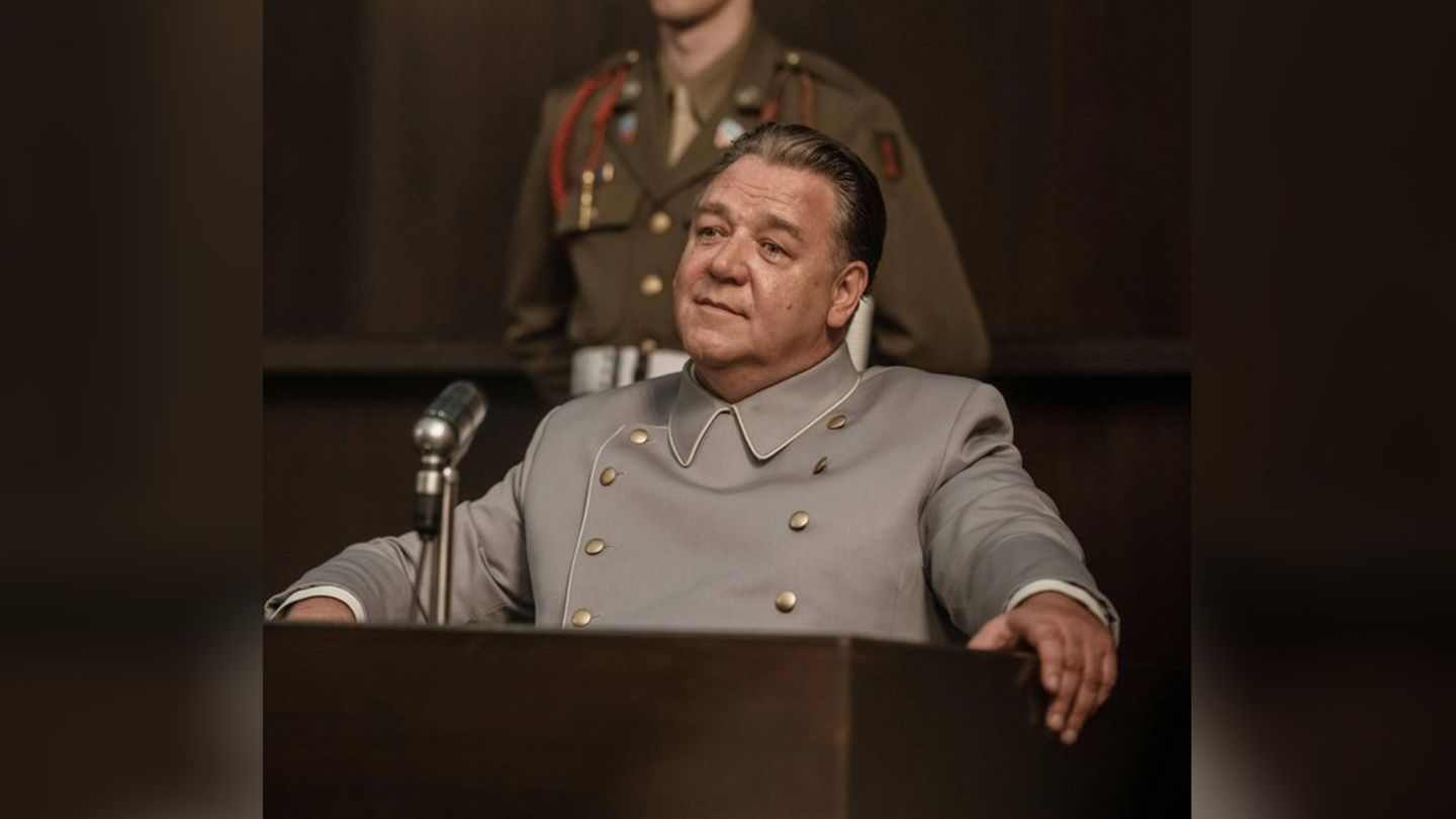 Russell Crowe als Hermann Göring in "Nuremberg".
