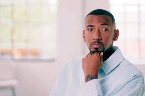Jérôme Boateng bei Dreharbeiten für eine ARD-Dokumentation