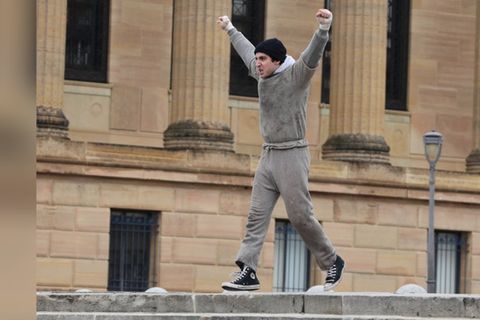 Anthony Ippolito wird zu "Rocky".
